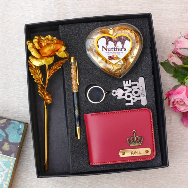 Heart Chocolate - Customized Valantine Combo - Design 4