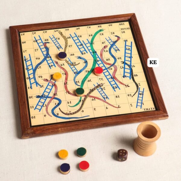 Handmade Classic Snakes and Ladders 🪜