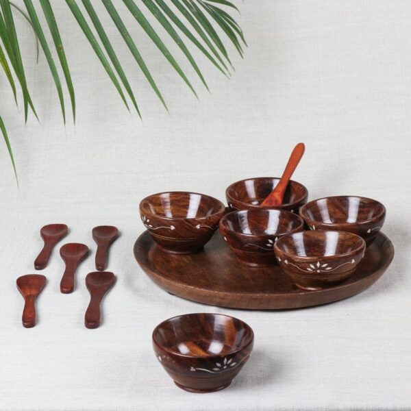 Tray, Bowl & Spoon Set