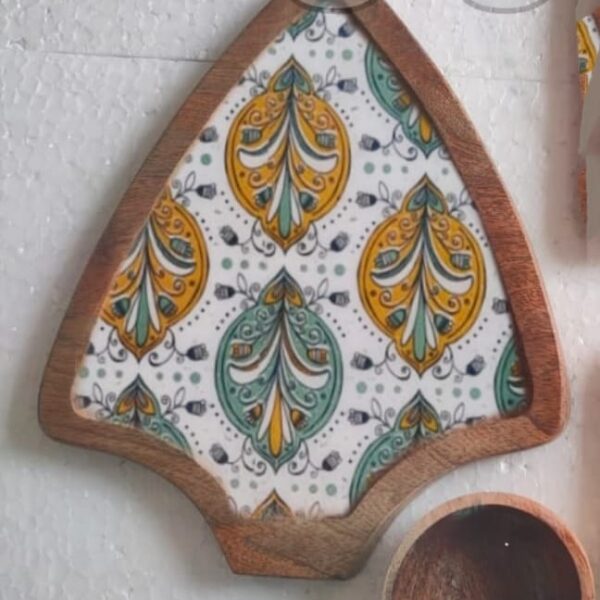 Shield Platter with Bowl - Design 2