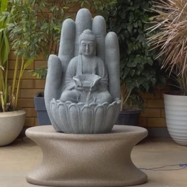 Palm Buddha Fountain - Design 2