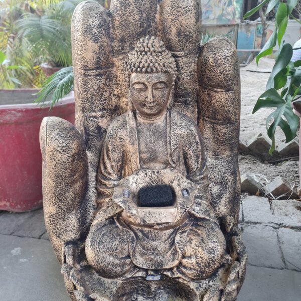 Palm Buddha Fountain - Design 3