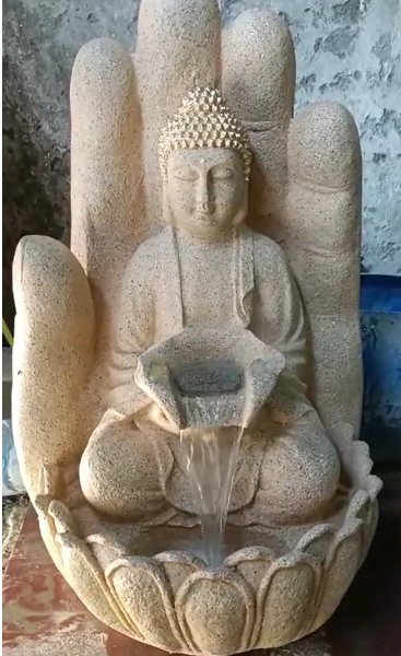 Palm Buddha Fountain - Design 1