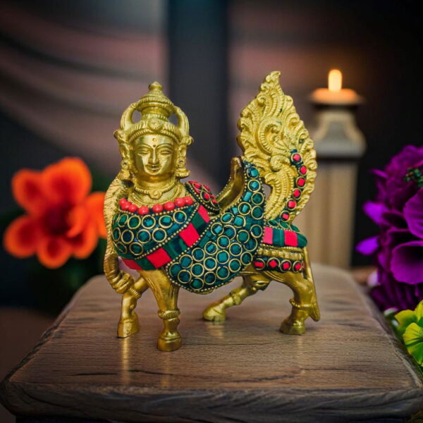 Brass Kamdhenu Cow