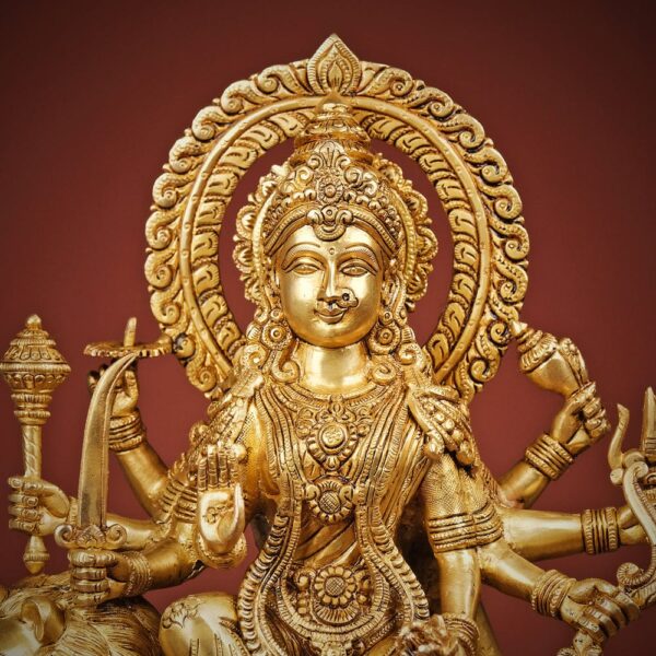 Goddess Durga Sitting on lion