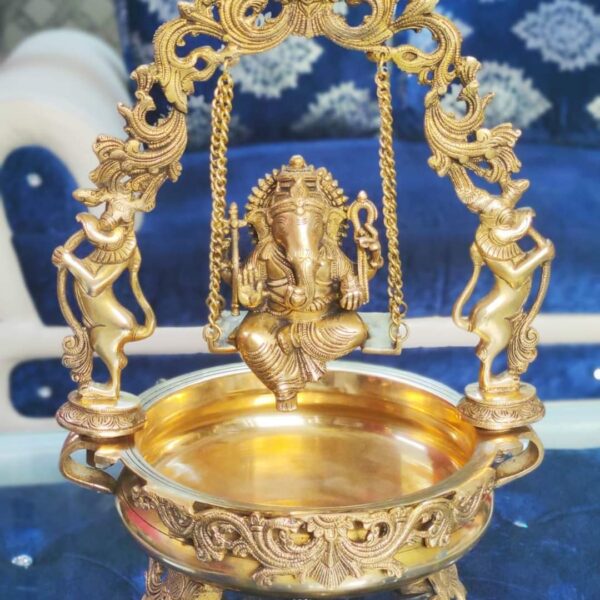 Urli Pot with Ganesha swing