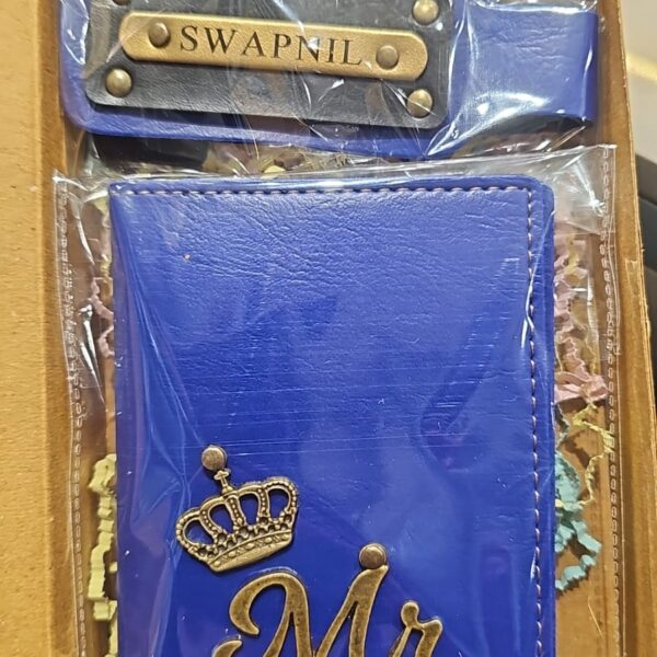 Passport cover and luggage tag combo