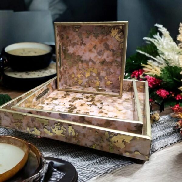 Beautiful tray set of 3 - Design 5