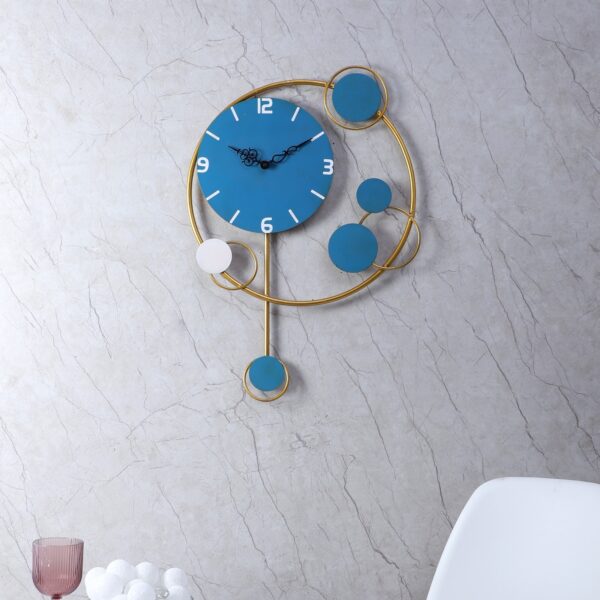 Green & Gold Pendulum Clock - Design 2