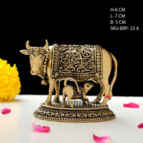 2" PRIMIUM BRASS COW & CALF
