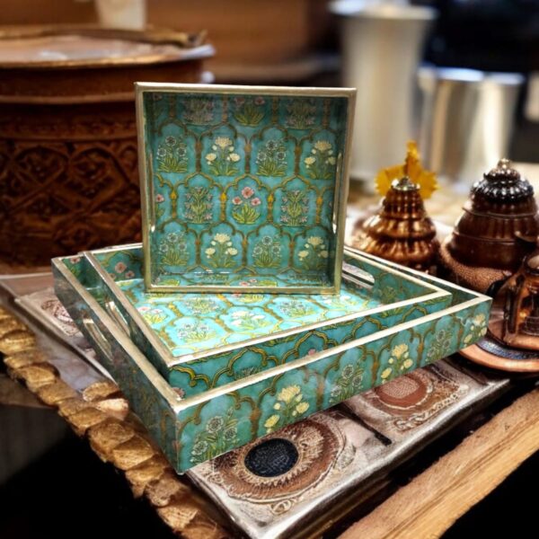 Beautiful tray set of 3 - Design 1