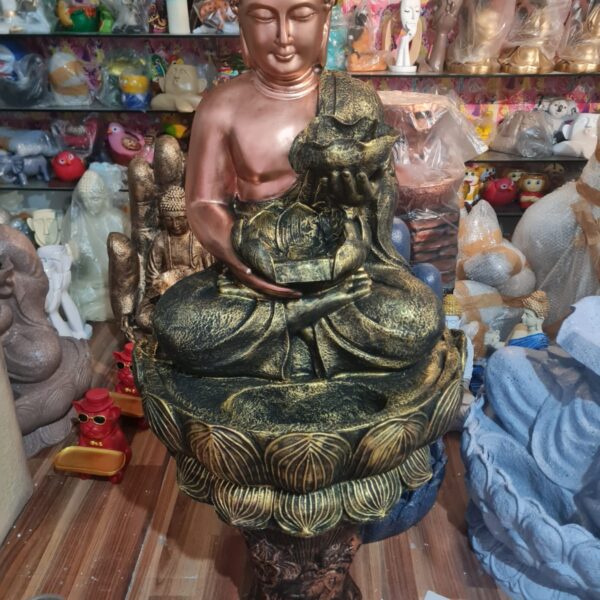 Double Bowl Budhha Fountain
