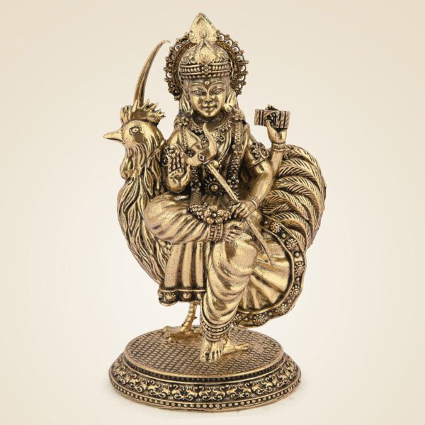 Brass Goddess Bahuchar Idol