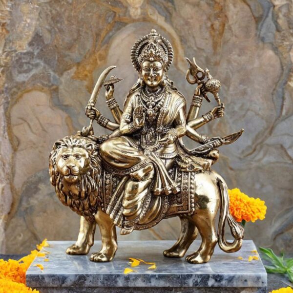 Brass Goddress Durga