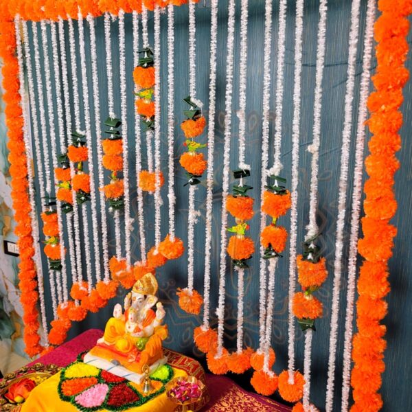 NEW GANPATI FESTIVE BACKDROP - Design 3