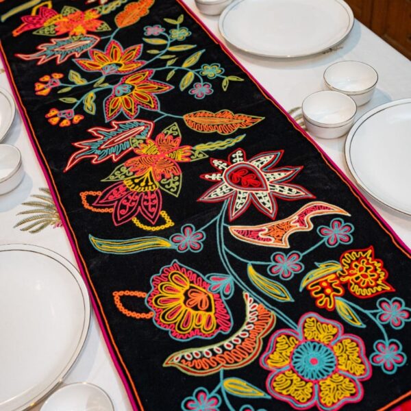Embroidered Table Runner - Design 11