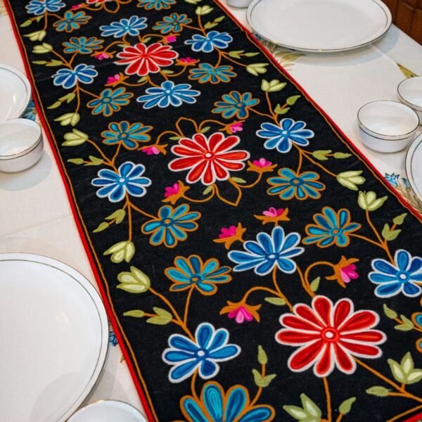 Embroidered Table Runner - Design 1