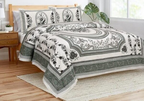 KALEEN KING.SIZE 𝙿𝚄𝚁𝙴 𝙲𝙾𝚃𝚃𝙾𝙽 𝙱𝙴𝙳𝚂𝙷𝙴𝙴𝚃 𝚂𝙴𝚃 - Design 3