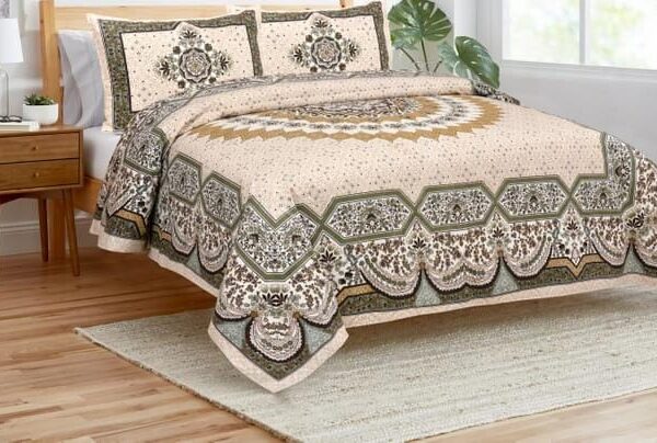KALEEN KING.SIZE 𝙿𝚄𝚁𝙴 𝙲𝙾𝚃𝚃𝙾𝙽 𝙱𝙴𝙳𝚂𝙷𝙴𝙴𝚃 𝚂𝙴𝚃 - Design 5