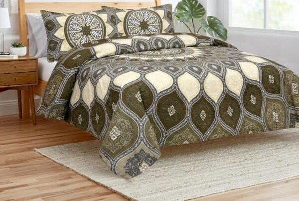 KALEEN KING.SIZE 𝙿𝚄𝚁𝙴 𝙲𝙾𝚃𝚃𝙾𝙽 𝙱𝙴𝙳𝚂𝙷𝙴𝙴𝚃 𝚂𝙴𝚃 - Design 4