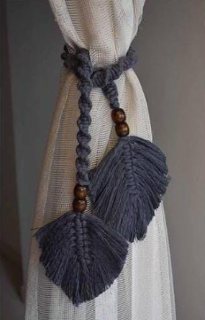 Macrame Curtain Tie 3