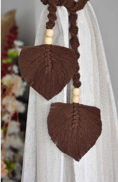 Macrame Curtain Tie 1