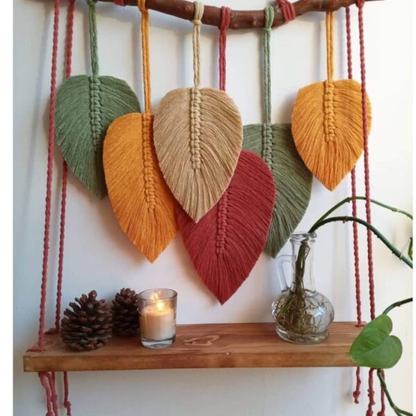 Macrame Leaves wall hanging