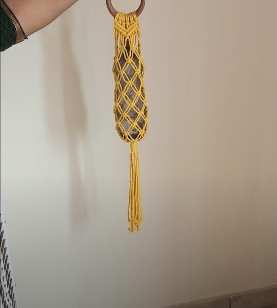 Macrame Water bottle hanging