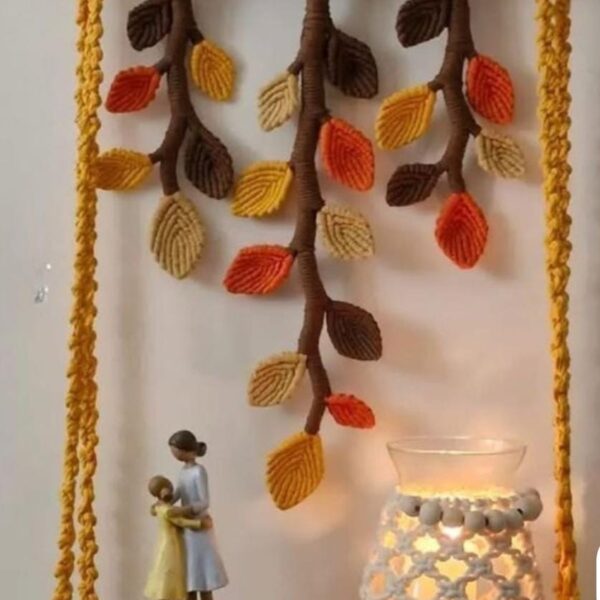 Macrame Shelf wall hanging
