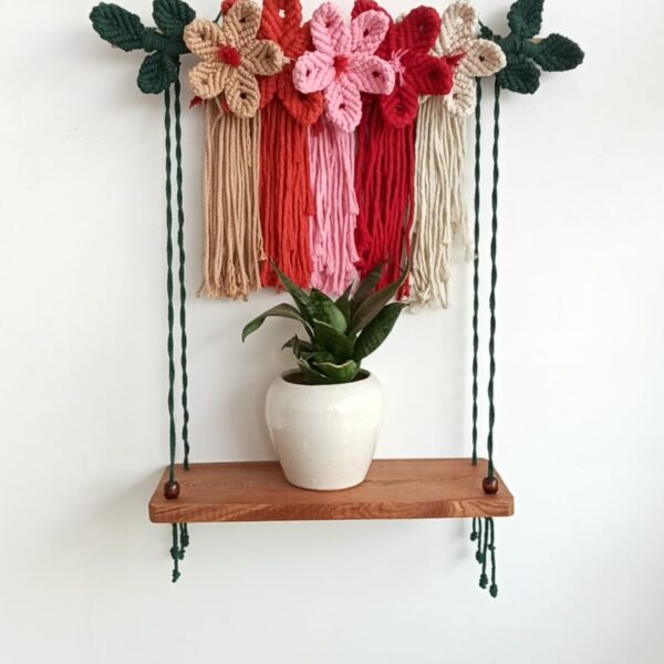 Macrame Flower Wall Hanging