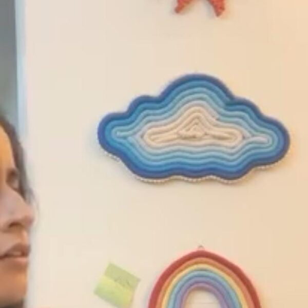 Macrame Sun cloud and Rainbow Set