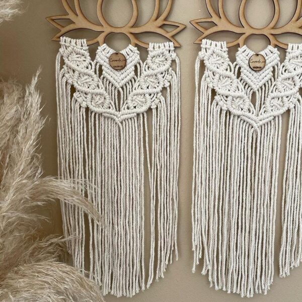 Macrame Lotus Wall Hanging