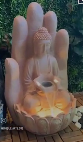 Palm Buddha Fountain 2 - Design 1