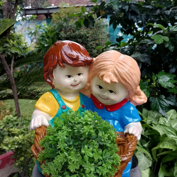 Twins Boy & Girl Planter