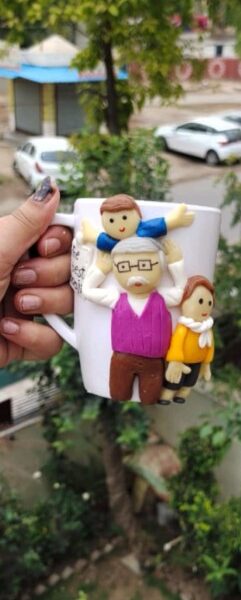 Melamine Father+2kid Special mugs - Design 4