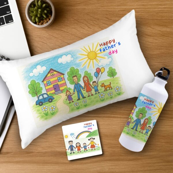 Kid’s handmade drawings into personalized keepsakes - Design 1