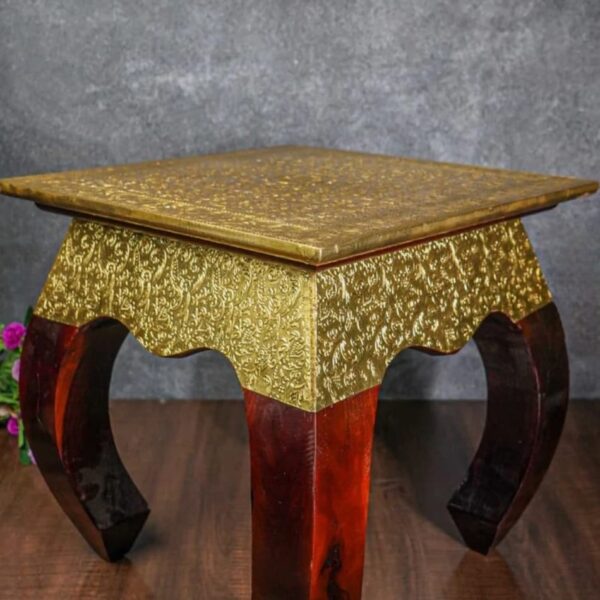 Wooden Bajot / Chowki - 10*10 inches