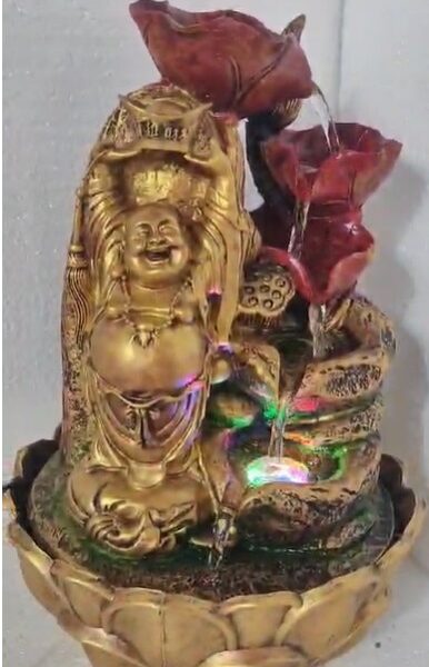 Fountain Laughing Buddha #b