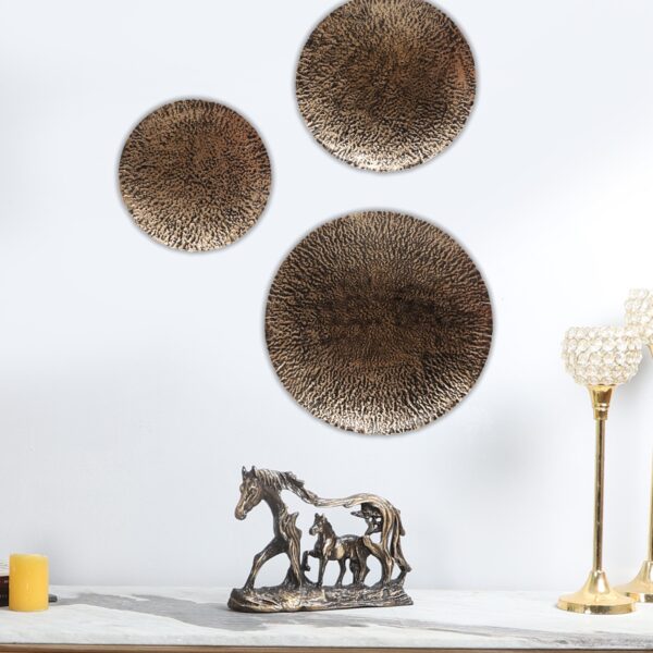 Hammered Wall Decor Set of 3 - Design 5
