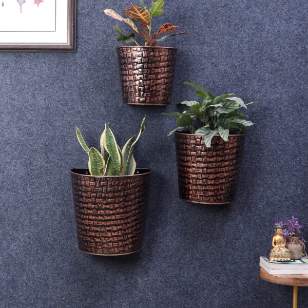 Wall Metal Planters Set of 3 - Design 1