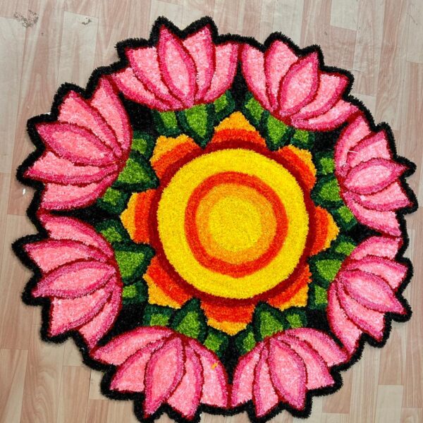 Feather Rangoli mats