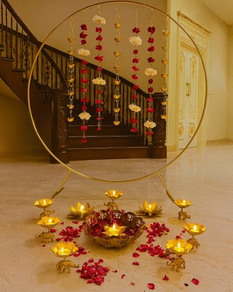 Floor Round Stand Combo