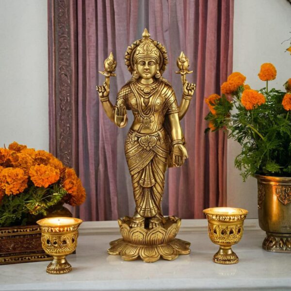 Brass Goddess Lakshami
